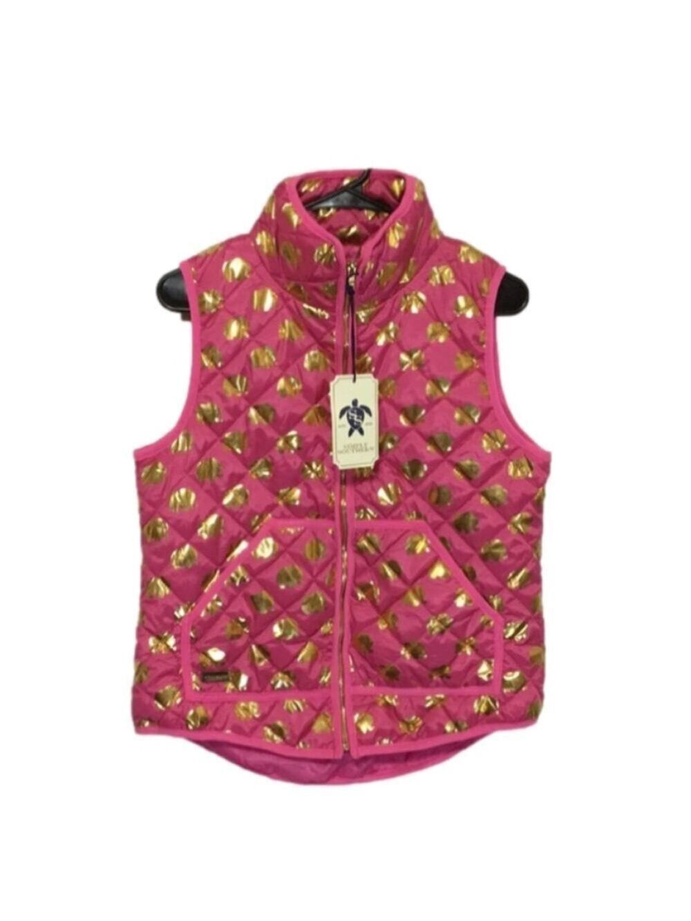 𝅺Simply Southern pink puffer vest size small